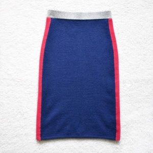 SHAE NY Cashmere Skirt in Midnight-Seal